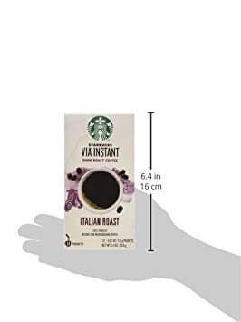 Starbucks VIA Ready Brew Italian Roast Coffee 1.4oz 12 Single Serve Packets - Image 2