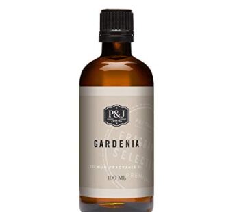 P&J Fragrance Oil Gardenia 100ml – Candle Scents, Soap Making, Diffuser Oil, Fresh Scent