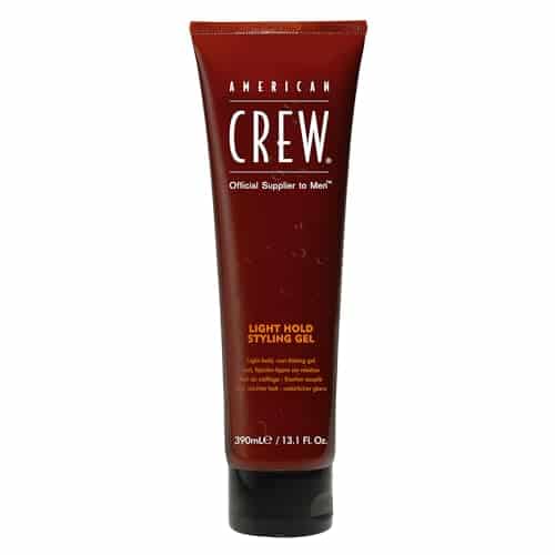 American Crew Men's Hair Gel, Light Hold, Non-Flaking Styling Gel, 13.1 Fl Oz