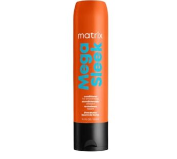 Matrix Mega Sleek Conditioner | Controls Frizz Leaving Hair Smooth & Shiny | With Shea Butter | For Natural and Color Treated Frizzy Hair Types | Salon Professional Conditioner
