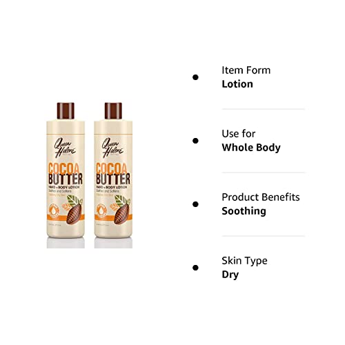 QUEEN HELENE Cocoa Butter Hand & Body Lotion 16 oz (Pack of 2) - Image 2