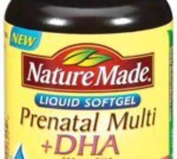 Nature Made Prenatal + DHA 200 mg Multivitamin Softgels 60 Ct