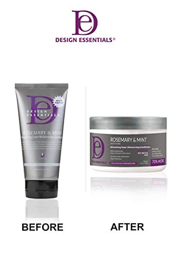 Design Essentials Rosemary and Mint Stimulating Super Moisturizing Conditioner. 11 Ounces - Image 3