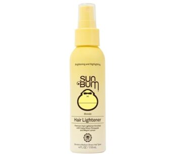 Sun Bum Blonde Formula Hair Lightener, 4 oz Spray Bottle, 1 Count, Blonde. For Blonde to Medium Brown Hair Types