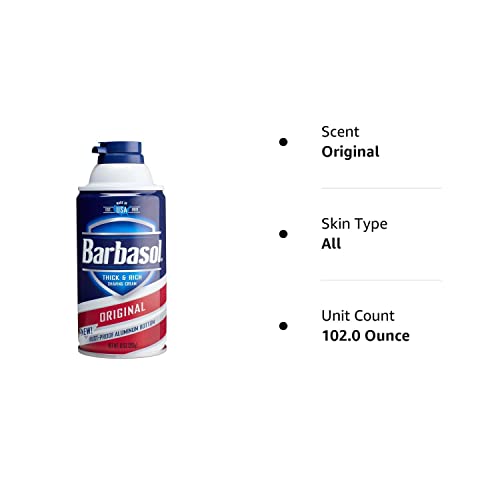 Barbasol Thick and Rich Shaving Cream, Original 10 oz (Pack of 2) - Image 2