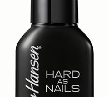 Sally Hansen Hard as Nails Color, Black Heart, 0.45 Fluid Ounce