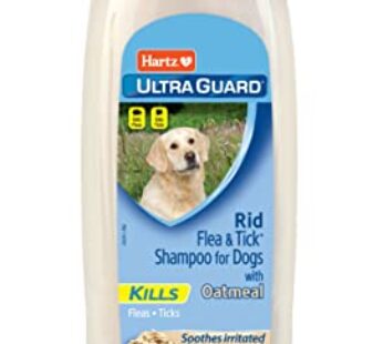 Hartz UltraGuard Rid Flea & Tick Oatmeal Dog Shampoo, Model:3270002305