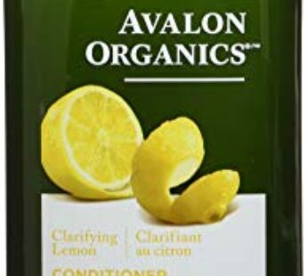 Avalon Organics Clarifying Lemon Conditioner, Removes Buildup to Restore Brightness and Shine, 11 Fluid Ounces