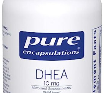 Pure Encapsulations 10 mg – Adrenal Supplement for Immune Support, Metabolism & Hormone Balance – with Micronized – 60 Capsules