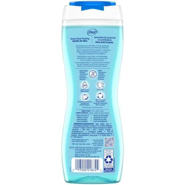 Dial Body Wash, Refresh & Renew Spring Water, 16 fl oz, Pack of 6 - Image 3