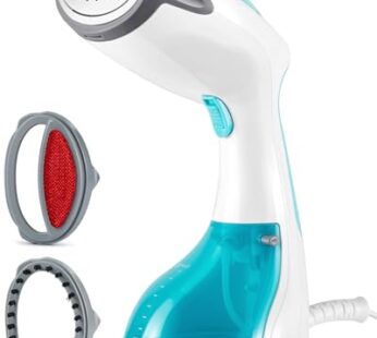 BEAUTURAL Steamer for Clothes, Portable Handheld Garment Fabric Wrinkles Remover, 30-Second Fast Heat-up, Auto-Off, Large Detachable Water Tank