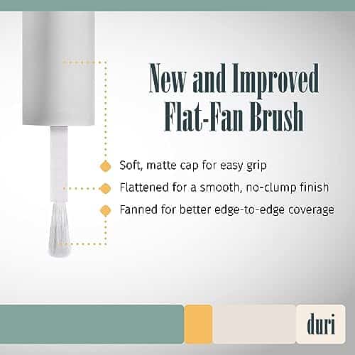 duri Nail Polish No.4, Blank, White, 0.5 Fl Oz - Image 6