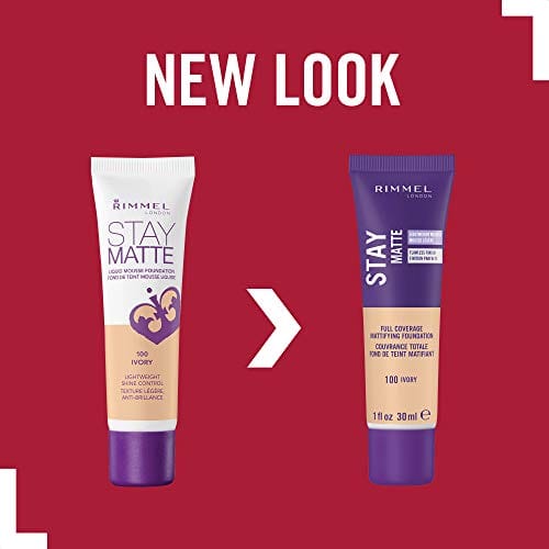 Rimmel Stay Matte Foundation, Light Porcelain, 1 Fluid Ounce - Image 4