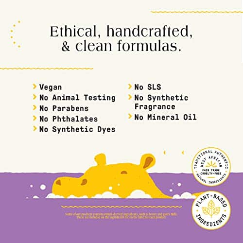 Alaffia Babies and Kids Bubble Bath, Gentle Baby Essentials for Delicate Skin, Cleansing & Calming Bubbles, Plant Based Formula, Vegan, Lemon Lavender, 32 Fl Oz - Image 4