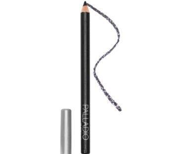 Palladio Wooden Eyeliner Pencil, Thin Pencil Shape, Easy Application, Firm yet Smooth Formula, Perfectly Outlined Eyes, Contour and Line, Long Lasting, Rich Pigment, Black