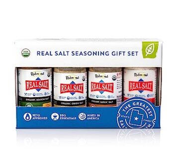 Redmond Real Sea Salt – Natural Unrefined Organic Gluten Free, Seasoning Set (1 Pack)