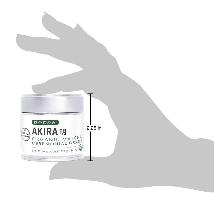 Akira Matcha 30g - Organic Premium Ceremonial Japanese Matcha Green Tea Powder - First Harvest - Zero Sugar - USDA and JAS Certified - Image 6