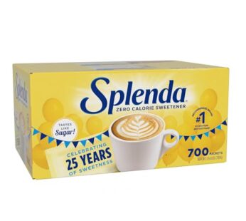 SPLENDA Zero Calorie Sweetener, 700 Count Packets