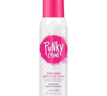 Punky Temporary Hair Color Spray, Lynx Pink, Fast-Drying, Non-Sticky, Non-Damaging, Travel Size Hair Dye for Instant Vivid Hair Color, 3.5 oz