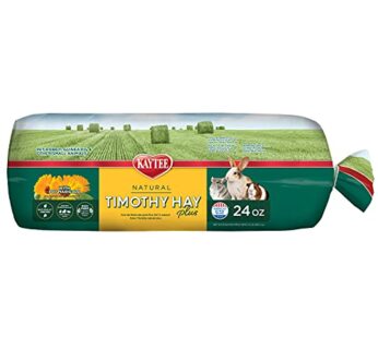 Kaytee All Natural Timothy Hay Plus Marigolds for Guinea Pigs, Rabbits & Other Small Animals, 24 Ounce