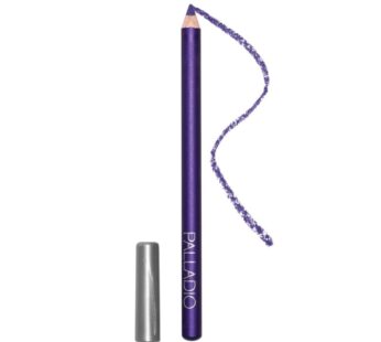 Palladio Wooden Eyeliner Pencil, Thin Pencil Shape, Easy Application, Firm yet Smooth Formula, Perfectly Outlined Eyes, Contour and Line, Long Lasting, Rich Pigment, Electric Purple