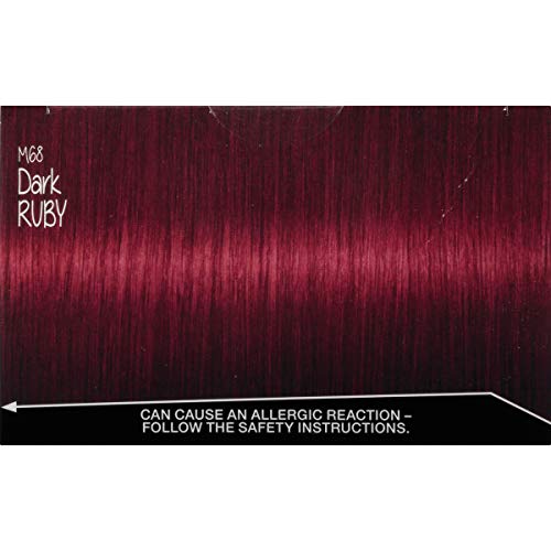 Schwarzkopf Got2b Metallics Permanent Hair Color, M68 Dark Ruby - Image 6