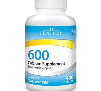21st Century Calcium Supplement, 600 mg, Tablet, 400 Count