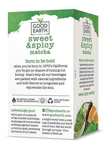 Good Earth Green Tea, Sweet and Spicy, Matcha Maker, 18 Count, Pack of 6 - Image 2