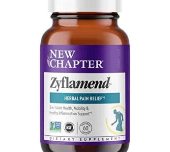 New Chapter Zyflamend? Multi-Herbal Pain Reliever+ Joint Supplement, 10-in-1 Superfood Blend with Ginger & Turmeric for Healthy Inflammation Response & Herbal Pain Relief+, 60 Count