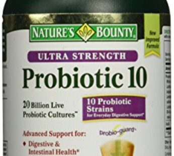 Nature’s Bounty Ultra Strength Probiotic 10 140 Capsules – New Improved Formula