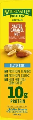 Nature Valley Chewy Protein Granola Bars, Salted Caramel Nut, 5 Bars, 7.1 OZ - Image 13