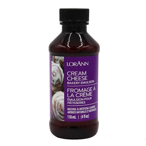 LorAnn Cream Cheese Bakery Emulsion, 4 ounce bottle