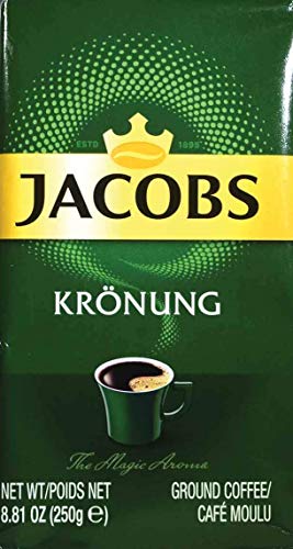 Jacobs Kronung Ground Filter Coffee 250 Gram / 8.81 Ounce (Pack of 4) - Image 2
