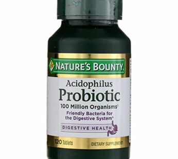 Nature’s Bounty Probiotic Acidophilus Tablets, 120 Count