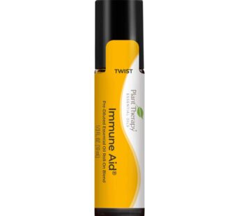 Plant Therapy Immune Aid Essential Oil Blend 10 mL (1/3 oz) 100% Pure, Pre-Diluted Roll On, Therapeutic Grade