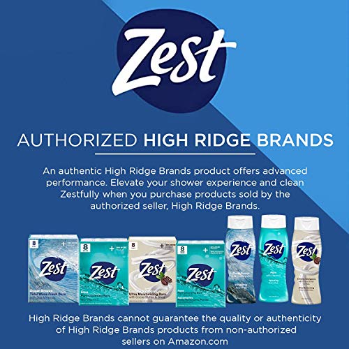 Zest 8-Bar Bath Size Soap, Fresh Aloe, 4 Ounce (Pack of 8) - Image 3