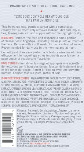 First Aid Beauty Pure Skin Face Cleanser, Sensitive Skin Cream Cleanser with Antioxidant Booster, 5 oz. - Image 8