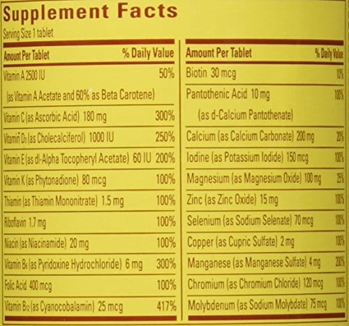 Nature Made Multi For Her 50+ Vitamin & Mineral Tabs, 90 ct (Pack of 2) (Packaging May Vary) - Image 3