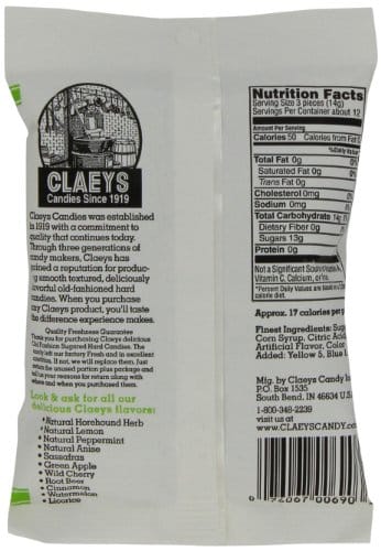 Claey's Green Apple Drops, 6-Ounce Packages (Pack of 12) - Image 2
