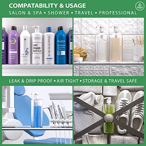Universal Shampoo/Conditioner Pump for Bottle, 1 L/33.8 oz., Piece 2 White - Image 3
