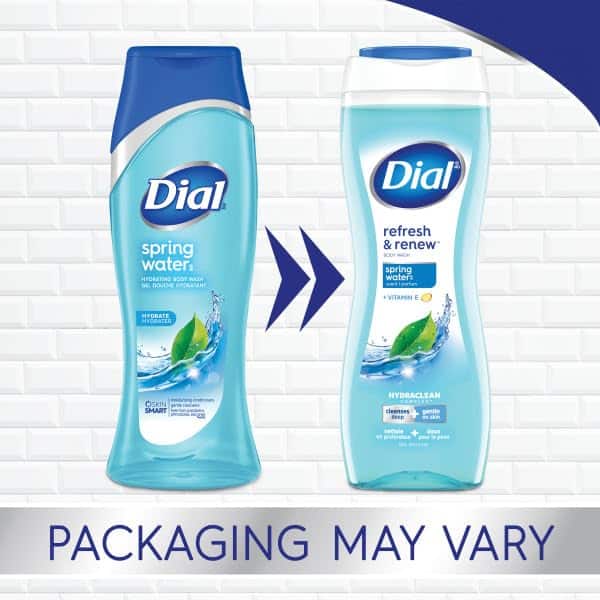 Dial Body Wash, Refresh & Renew Spring Water, 16 fl oz, Pack of 6 - Image 4