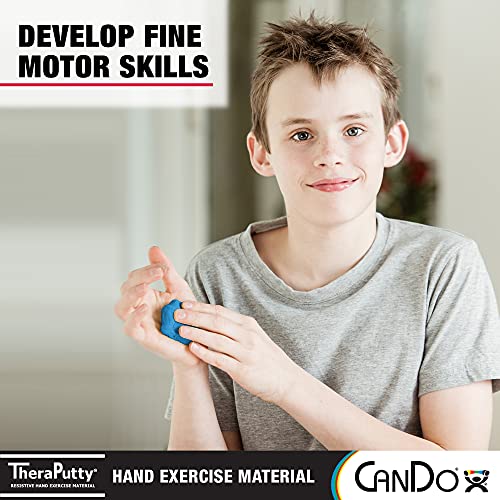 CanDo TheraPutty Standard Hand Exercise Putty For Rehabilitation, Exercises, Hand Therapy, and Occupational Therapy. Use To Strengthen Hand Muscles, Improve Fine Motor Skills, And Decrease Stress - Image 4