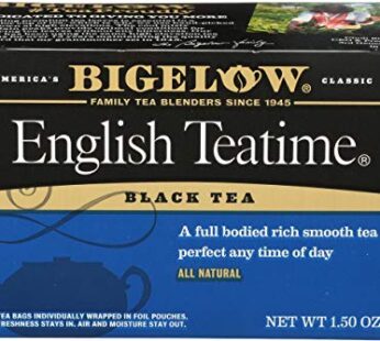 Bigelow, English Time Tea (Caffeinated), 20 Count