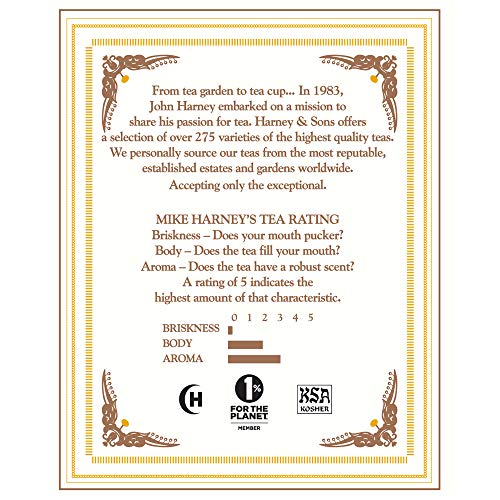 Harney & Sons Chamomile Herbal Tea, Classic Tin, 20 Sachets, white - Image 5