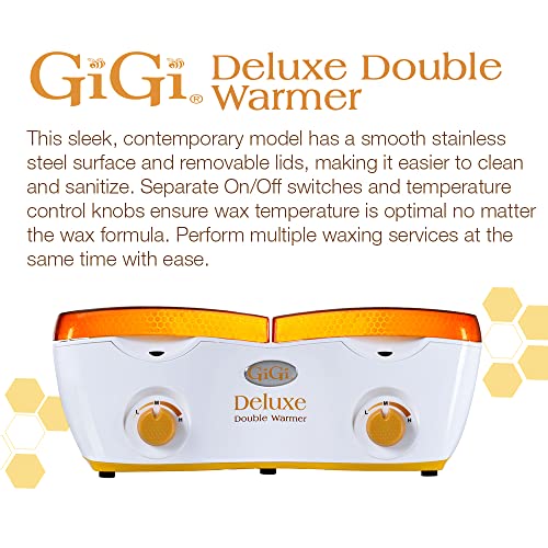 GiGi Deluxe Double Hair Removal Wax Warmer, 14 oz - Image 2