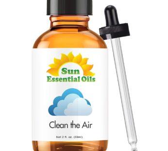 Sun Essential Oils – Clean The Air Essential Oil (Huge 2 Ounce Bottle) Bulk – Aromatherapy Oils
