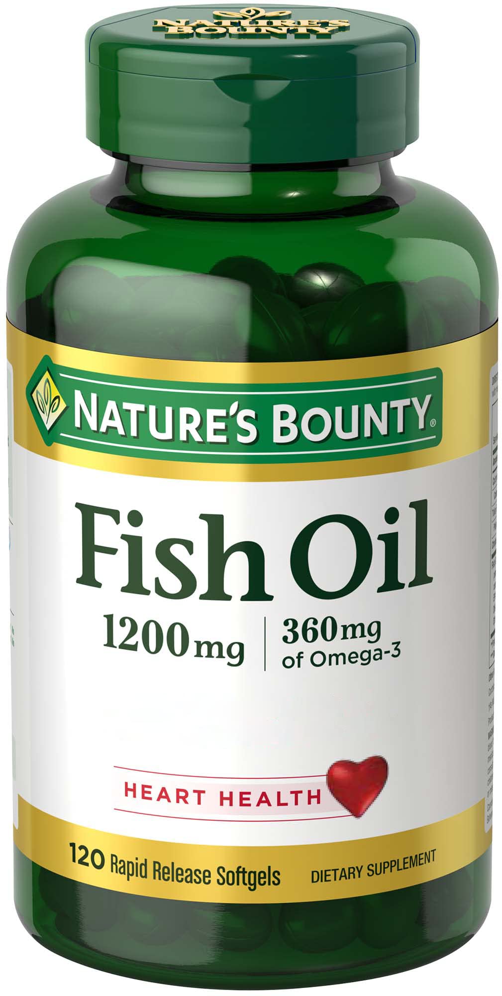 Nature's Bounty Fish Oil 1200 mg, 120 Count