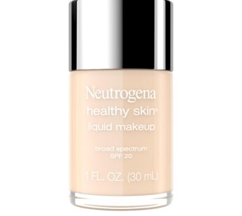 Neutrogena Healthy Skin Liquid Makeup Foundation, Broad Spectrum SPF 20 Sunscreen, Lightweight & Flawless Coverage Foundation with Antioxidant Vitamin E & Feverfew, Classic Ivory, 1 fl. oz