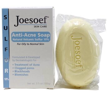 JOESOEF SKIN CARE Sulfur Soap for Acne Pharmaceutical Grade Dermatologists Approved for Acne Rosacea 100G