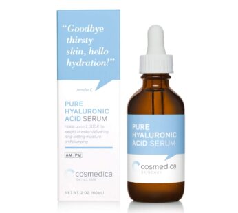 Hyaluronic Acid Serum for Skin 100% Pure Anti Aging Serum Intense Hydration Moisture Non greasy Paraben free, Wrinkle Reducing and Brightening Serum (Pro Formula) 2oz